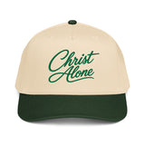 Christ Alone Script Hat-Victory Apparel, Inc.