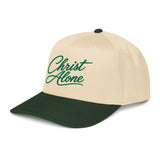 Christ Alone Script Hat-Victory Apparel, Inc.