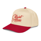 Christ Alone Script Hat-Victory Apparel, Inc.