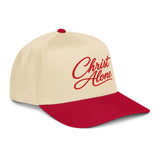 Christ Alone Script Hat-Victory Apparel, Inc.