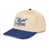 Christ Alone Script Hat-Victory Apparel, Inc.