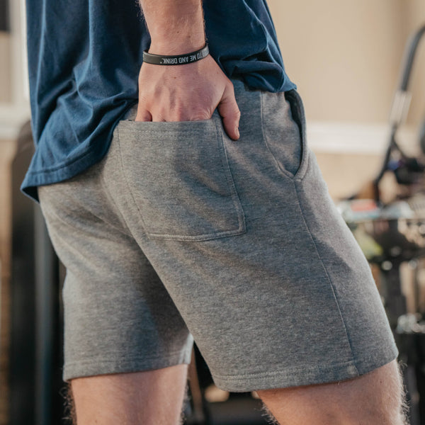 Men's Lounge Shorts (Grey)-Victory Apparel, Inc.