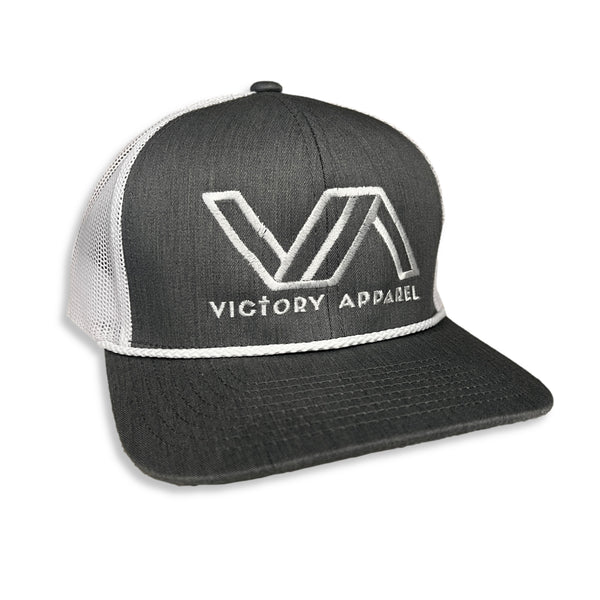 Victory Apparel Rope Hat (Grey/White)-Victory Apparel, Inc.