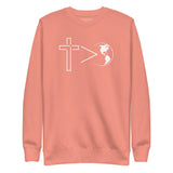 Cross Is Greater Pullover Sweatshirt-Victory Apparel, Inc.