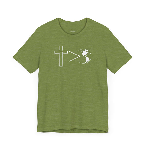 Cross Is Greater Tee-Victory Apparel, Inc.