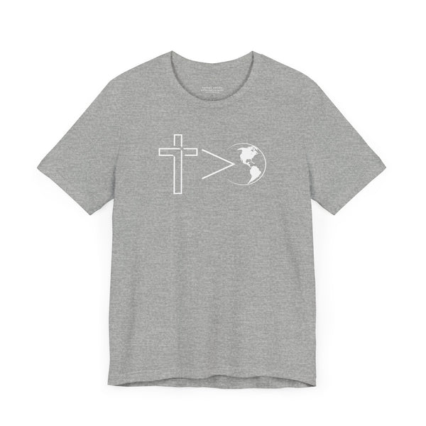 Cross Is Greater Tee-Victory Apparel, Inc.