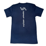 Cross is Greater Tee (Navy)-Victory Apparel, Inc.