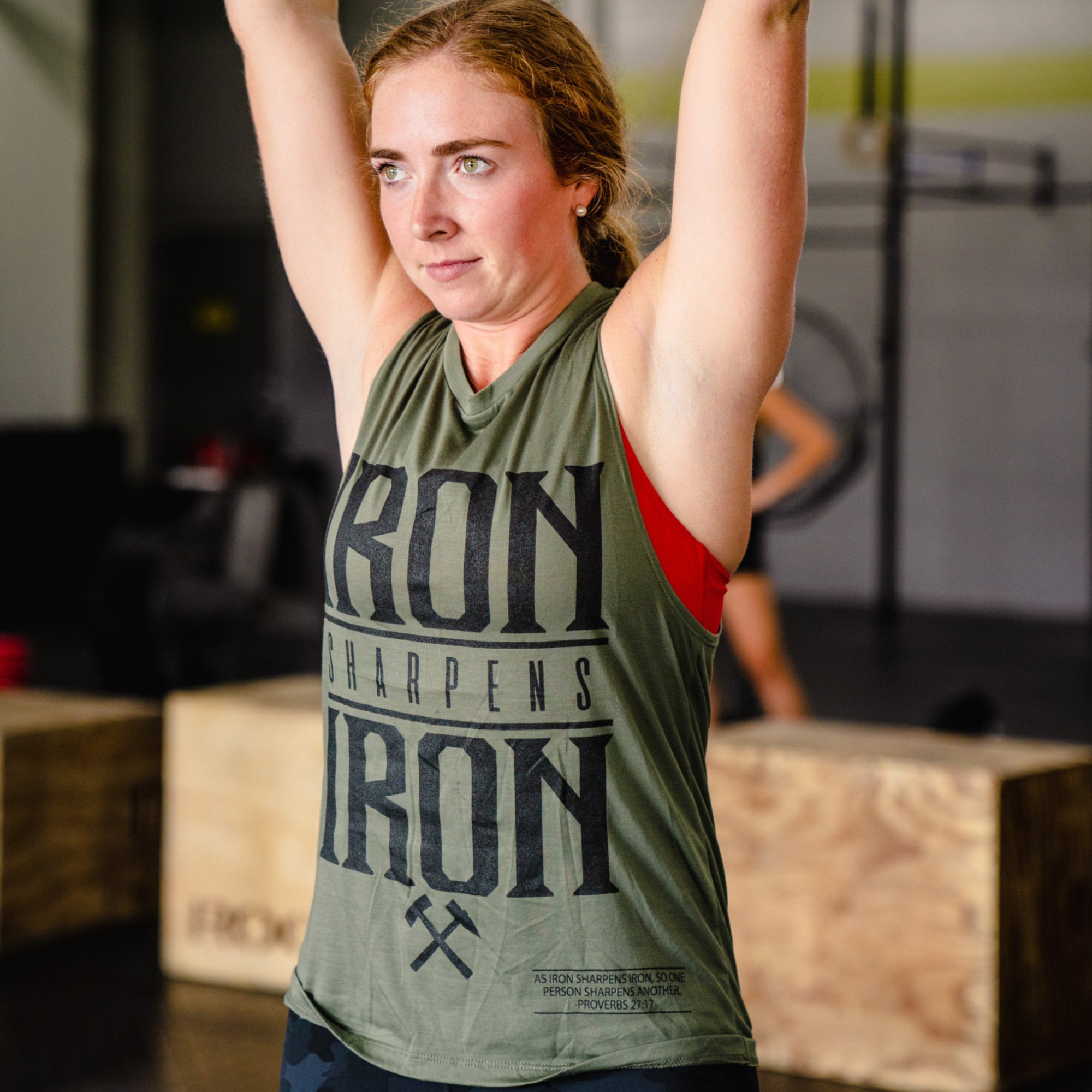 Iron Sharpens Iron Muscle Tank | Victory Apparel Inc. – Victory Apparel ...