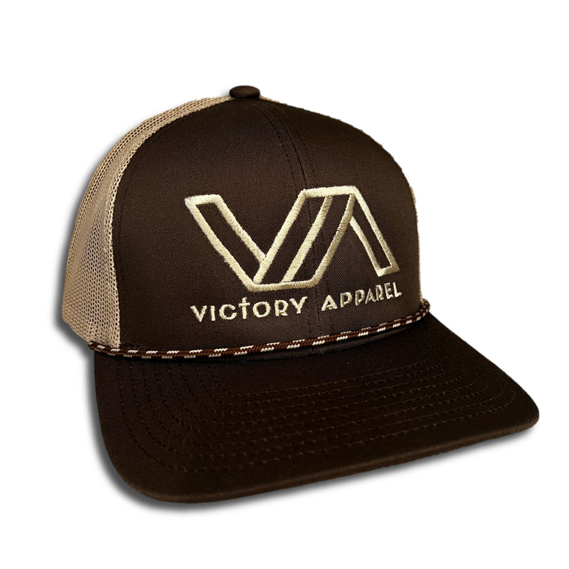 Victory Apparel Rope Hat (Brown/Khaki)-Victory Apparel, Inc.