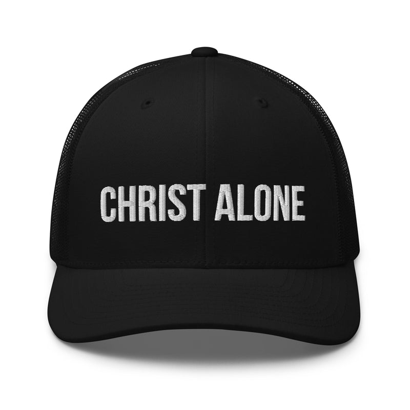 Christ Alone Trucker Hat-Victory Apparel, Inc.
