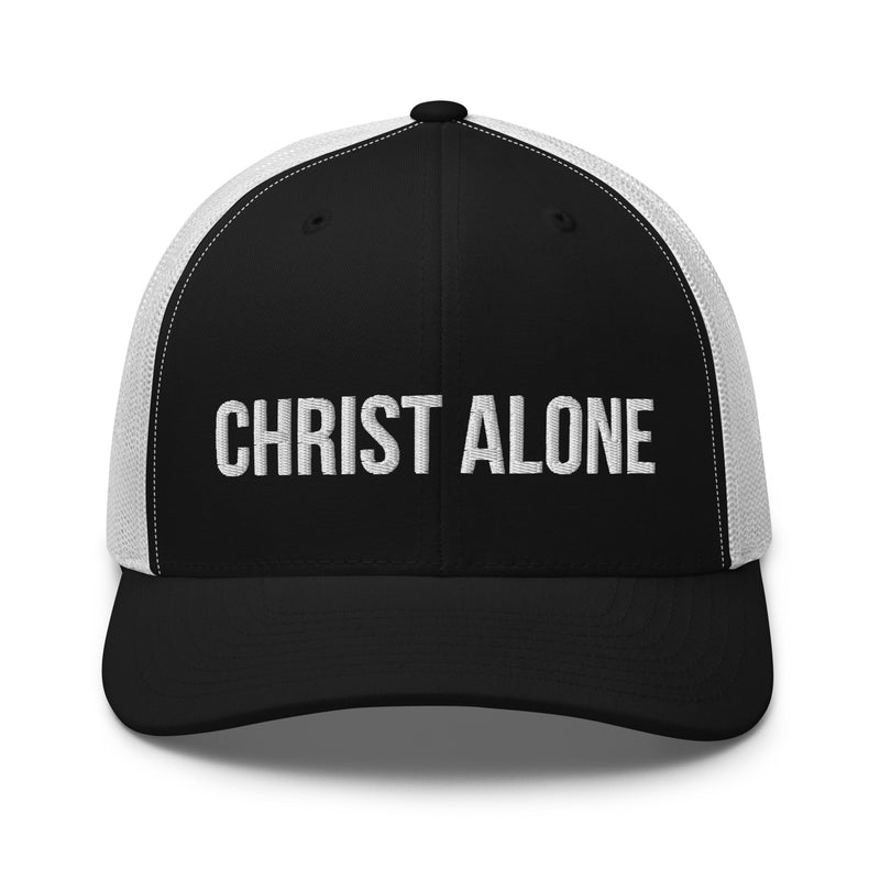 Christ Alone Trucker Hat-Victory Apparel, Inc.