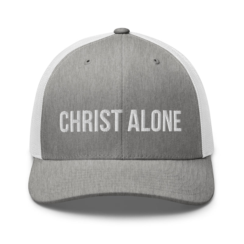 Christ Alone Trucker Hat-Victory Apparel, Inc.