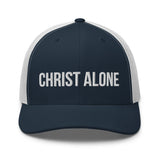Christ Alone Trucker Hat-Victory Apparel, Inc.