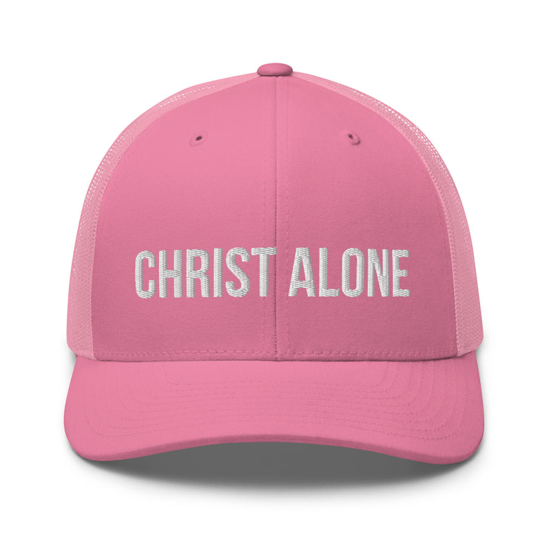 Christ Alone Trucker Hat-Victory Apparel, Inc.
