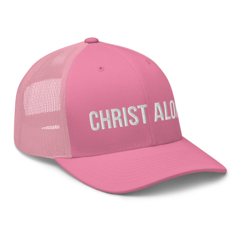 Christ Alone Trucker Hat-Victory Apparel, Inc.