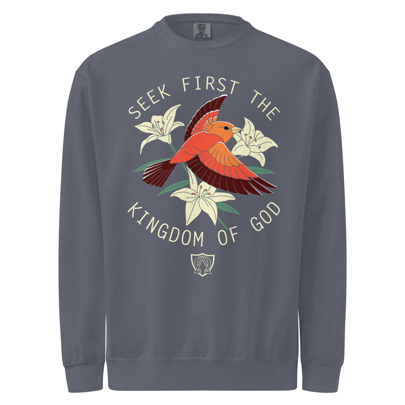 Seek First The Kingdom Pullover Sweatshirt-Victory Apparel, Inc.