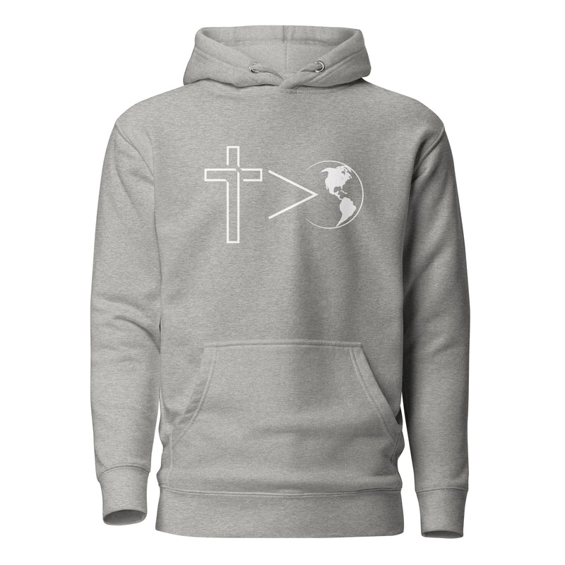 Cross is Greater Hoodie-Victory Apparel, Inc.