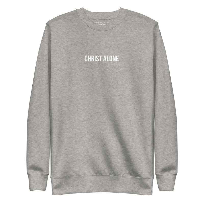 Christ Alone Pullover Sweatshirt-Victory Apparel, Inc.