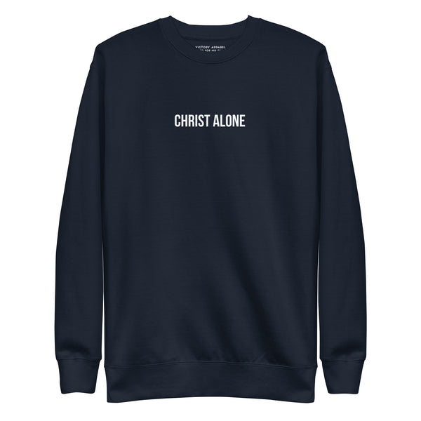 Christ Alone Pullover Sweatshirt-Victory Apparel, Inc.