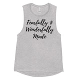 Fearfully & Wonderfully Made Women's Muscle Tank-Victory Apparel, Inc.