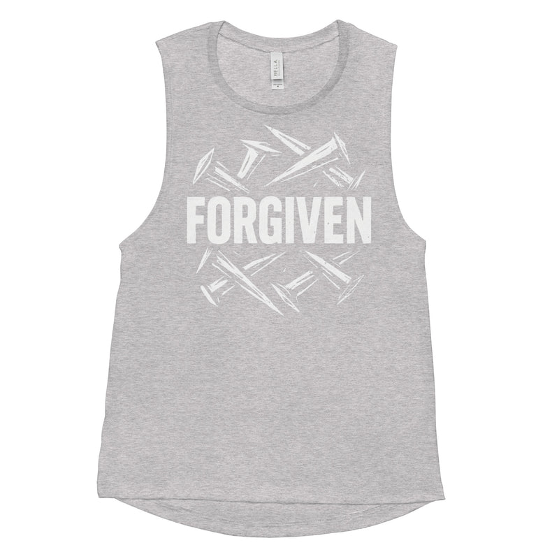 Forgiven Women's Muscle Tank-Victory Apparel, Inc.
