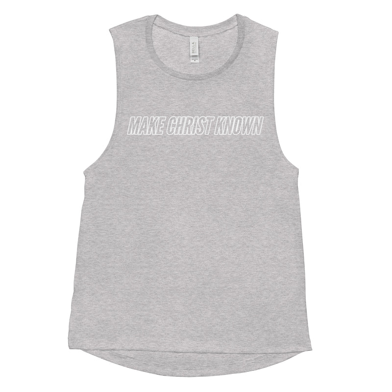 Make Christ Known Women's Muscle Tank-Victory Apparel, Inc.