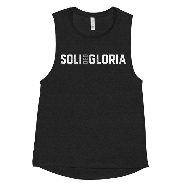 Soli Deo Gloria Women's Muscle Tank-Victory Apparel, Inc.