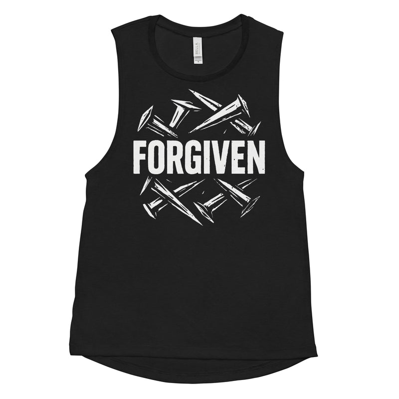 Forgiven Women's Muscle Tank-Victory Apparel, Inc.