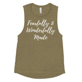 Fearfully & Wonderfully Made Women's Muscle Tank-Victory Apparel, Inc.