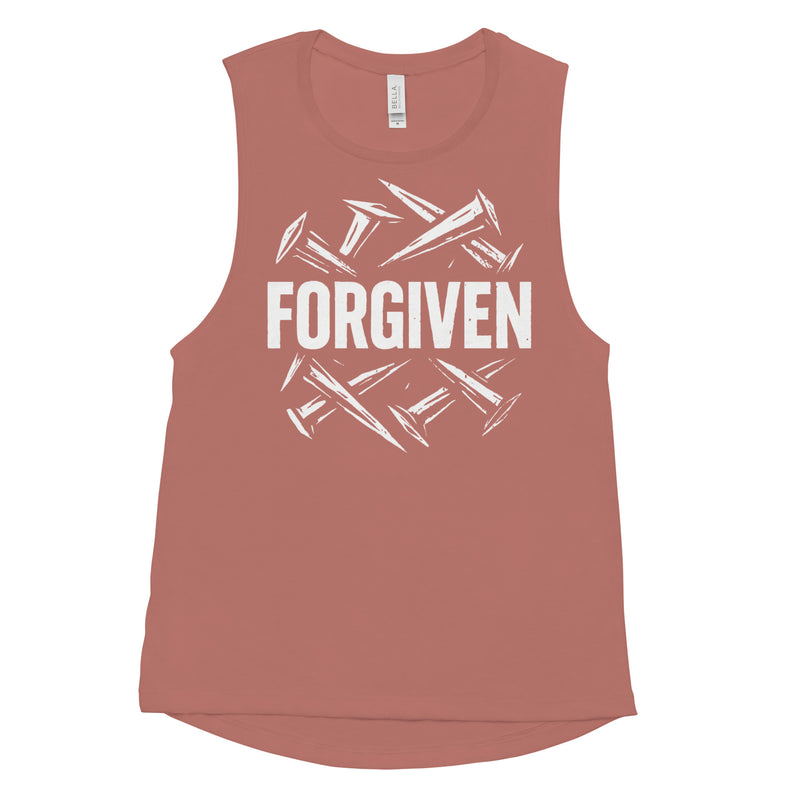 Forgiven Women's Muscle Tank-Victory Apparel, Inc.