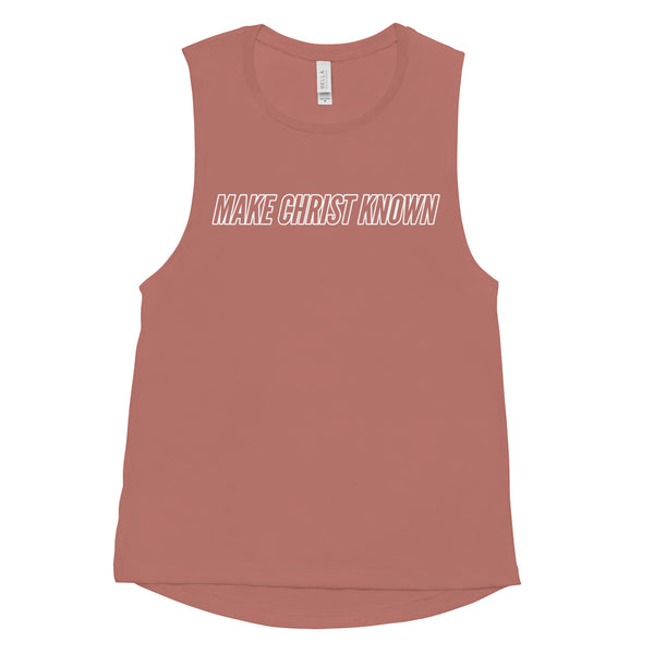 Make Christ Known Women's Muscle Tank-Victory Apparel, Inc.