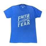 Faith over Fear Tee (Vintage Royal)-Victory Apparel, Inc.