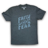 Faith over Fear Tee (Vintage Black)-Victory Apparel, Inc.