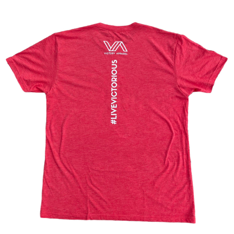 Fit for Christ Tee (Vintage Red)-Victory Apparel, Inc.