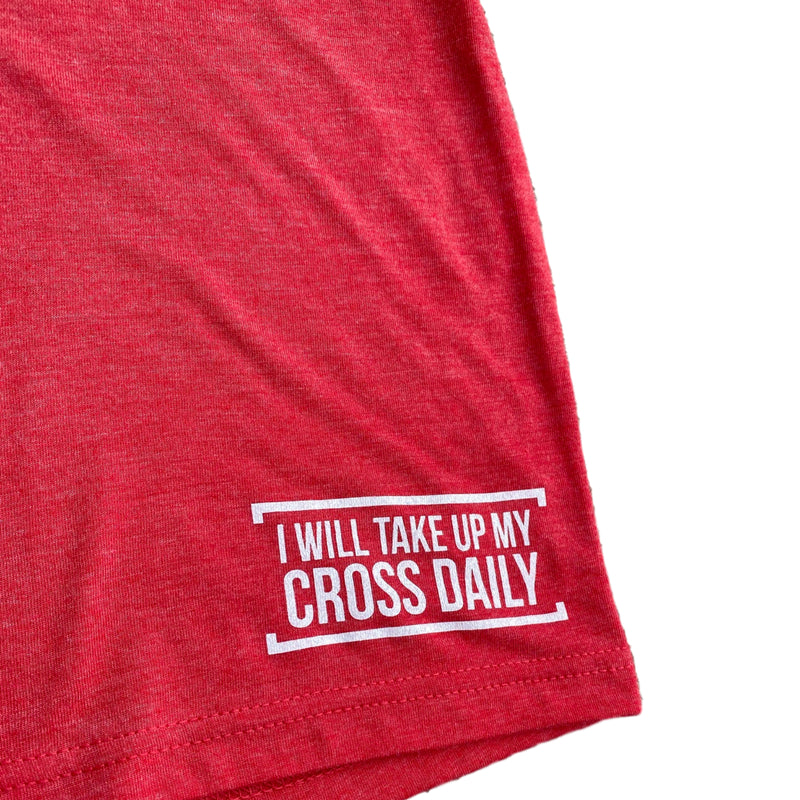 Fit for Christ Tee (Vintage Red)-Victory Apparel, Inc.
