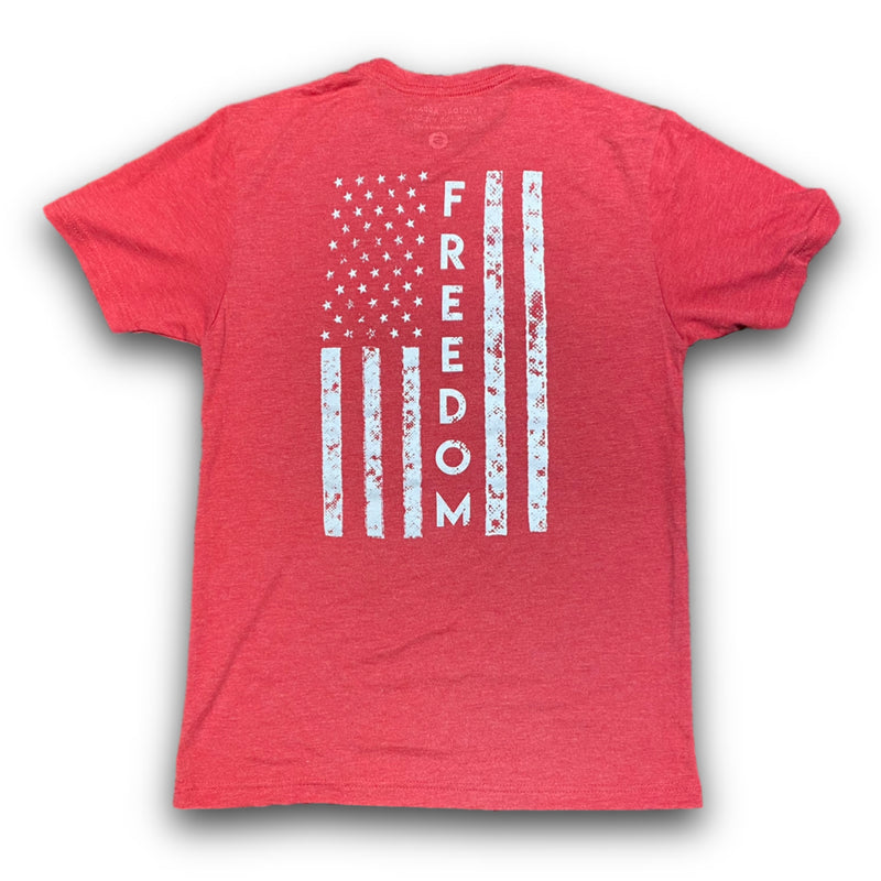 Freedom Tee (Vintage Red)-Victory Apparel, Inc.