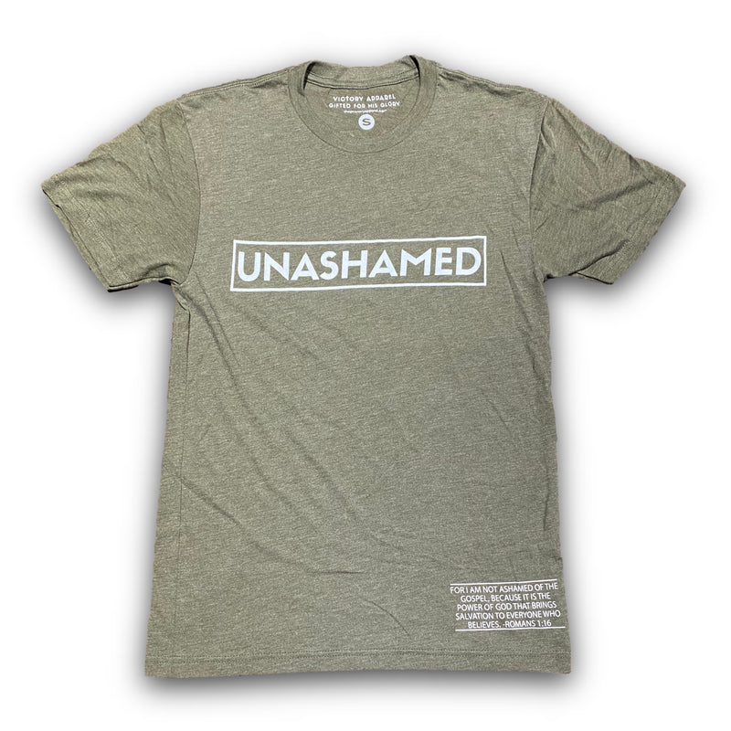 Unashamed Tee (Military Green)-Victory Apparel, Inc.