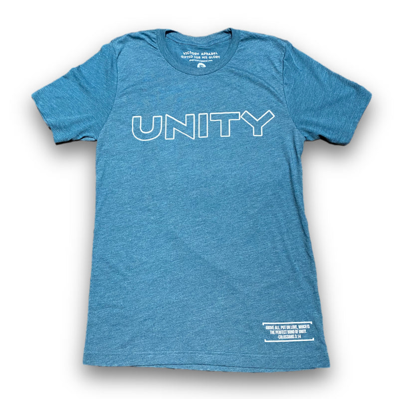 Unity Tee (Steel Blue)-Victory Apparel, Inc.