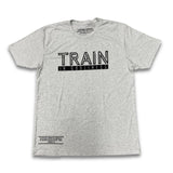 Train in Godliness Tee (Heather White)-Victory Apparel, Inc.