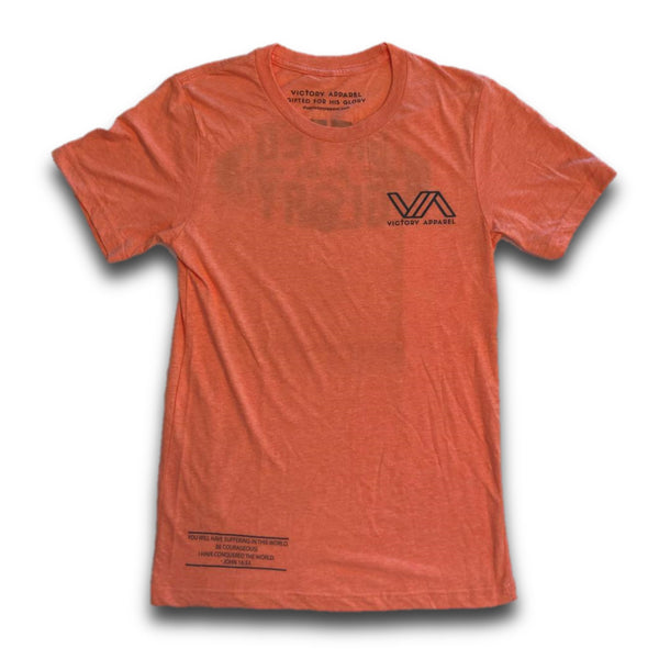 Gifted for His Glory Tee (Orange)-Victory Apparel, Inc.