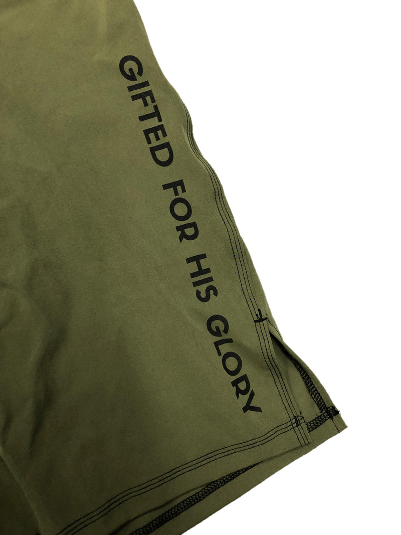 Victory Apparel Training Shorts (Military Green)-Victory Apparel, Inc.