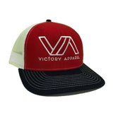 Victory Apparel Trucker Hat (Red/White/Navy)-Victory Apparel, Inc.