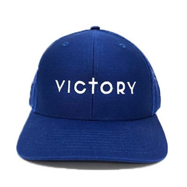 Victory Trucker Hat (Royal)-Victory Apparel, Inc.