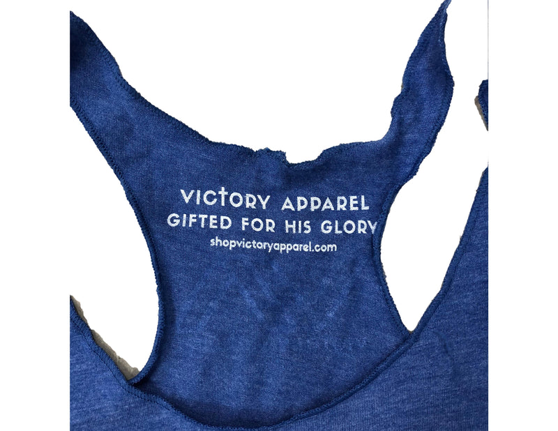 Victory Women's Tank (Vintage Royal)-Victory Apparel, Inc.